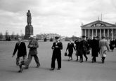 Памятник И. В. Сталину на Центральной площади в Минске